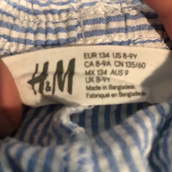 Combo Grey Carter’s kids Sweatpants and H&M Blue and White Shorts - Picture 4 of 7